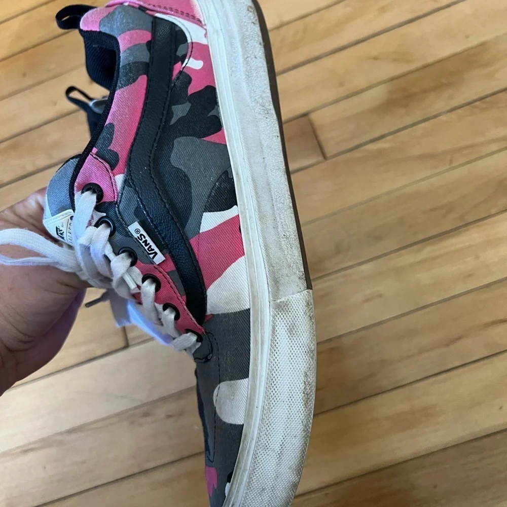 Vans camo print Kyle Walker link and grey‎ pro sneakers